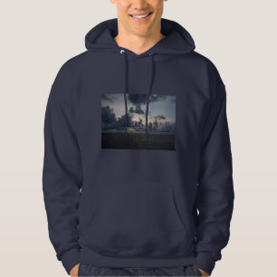 Nordsee, unheilvolle Sonnenuntergang. Hoodie