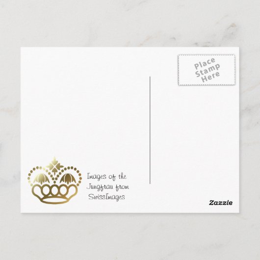 Nordseite des Eiger Postkarte (Rückseite)