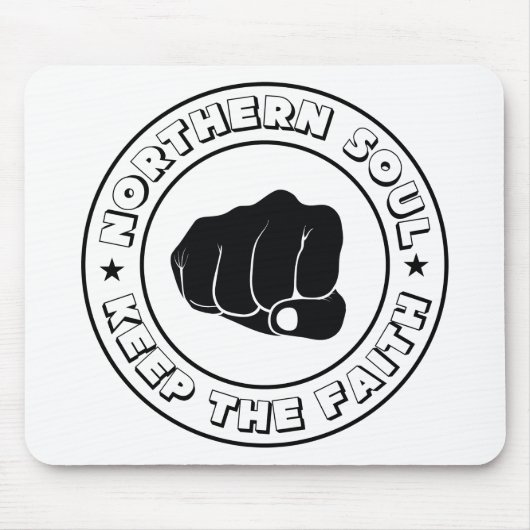 NORDSoul - BEHALTEN Sie den GLAUBEN DESIGN.png Mousepad (Vorne)