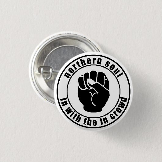 NordSoul-Flecken im Mengen-Knopf Button (Vorne & Hinten)