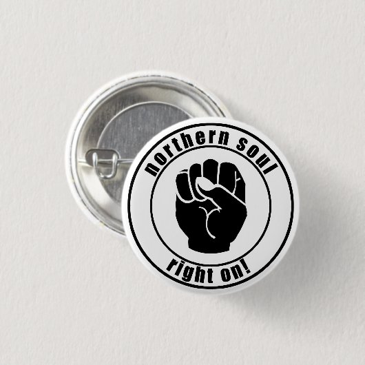 NordSoul-Flecken-Recht auf Knopf Button (Vorne & Hinten)