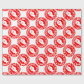 NordSoul Logo-Rot Geschenkpapier (Flach)