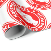 NordSoul Logo-Rot Geschenkpapier (Rolleneckpunkt)