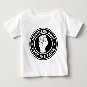 NordSoul Logoschwarzes Baby T-shirt