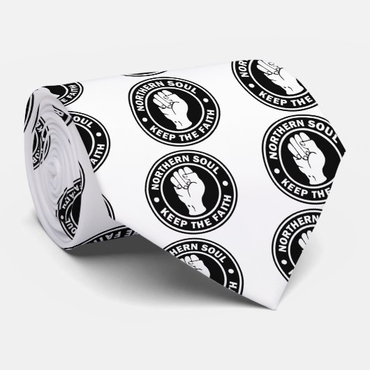 NordSoul Logoschwarzes Krawatte (Gerollt)