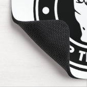 NordSoul Logoschwarzes Mousepad (Ecke)