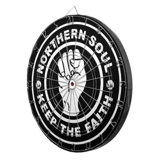 NORDSoul-PFEIL-BRETT DURCH DMT Dartscheibe (Vorderseite rechts)