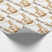 NordSoul. Tun i-Liebe es - Gold Geschenkpapier (Ecke)