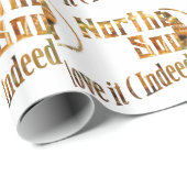 NordSoul. Tun i-Liebe es - Gold Geschenkpapier (Rolleneckpunkt)