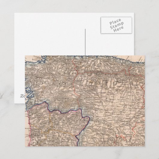 Nordspanien Postkarte (Vorne/Hinten)