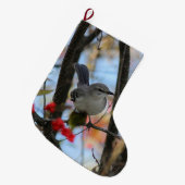 Nordspottdrossel Großer Weihnachtsstrumpf (Vorderansicht (hängend))