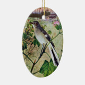 Nordspottdrossel Keramik Ornament (Rechts)