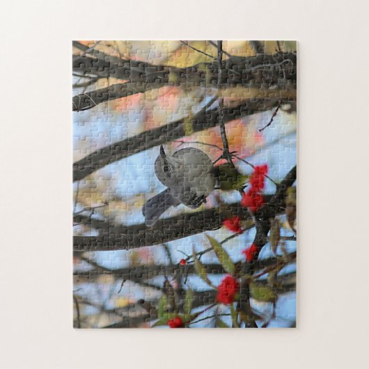 Nordspottdrossel Puzzle (Vertikal)