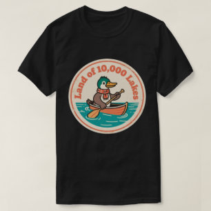 Nordstern Charm_ Minnesota Loon Vogel Vintage T-Shirt
