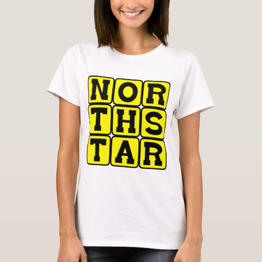 Nordstern, Navigationshilfe T-Shirt (Vorderseite)