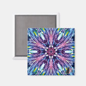 Nordsternkaleidoskop Magnet (Vorderseite/Rückseite)