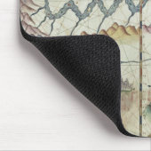 Nordsüdamerika, Detail von der Welt Mousepad (Ecke)