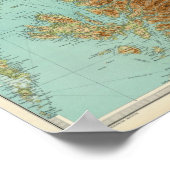 Nordteil Schottlands Poster (Ecke)