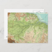 Nordteil Südamerikas Postkarte (Vorne/Hinten)