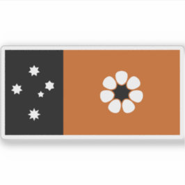 Nordterritoriale Flagge, australisches Commonwealt Aufkleber