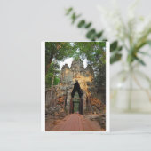 Nordtor von Angkor Thom, Kambodscha Postkarte (Stehend Vorderseite)