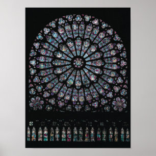 Nordtransept Rosenfenster Poster