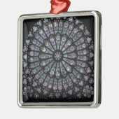 Nordtransept Rosenfenster Silbernes Ornament (Links)