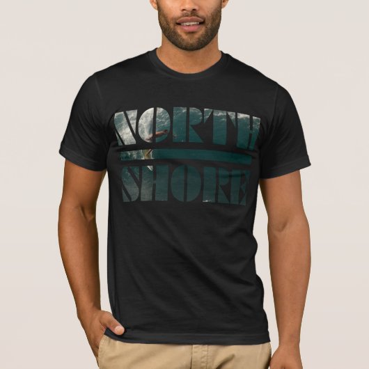 Nordufer, das T surft T-Shirt (Vorderseite)