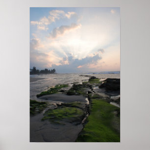 Nordufer-Sonnenuntergang Poster