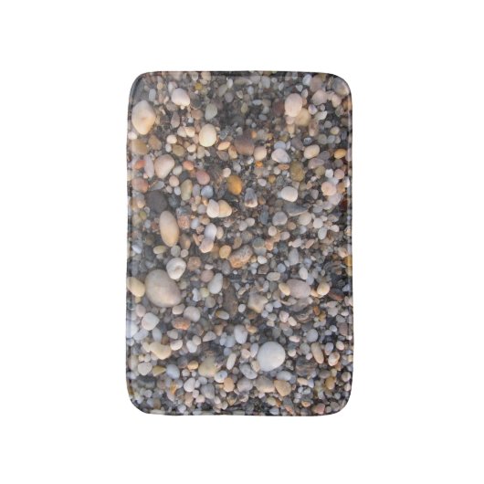 Nordufer-Strand-Felsen Badematte (Vorderseite Vertikal)