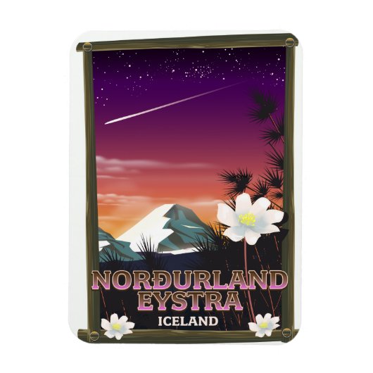 Norðurland eystra magnet (Vertikal)