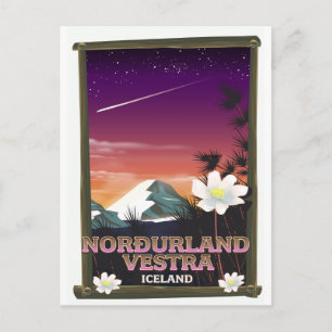 Norðurland vestra postkarte
