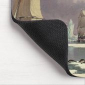 Nordwal-Fischerei: "Schwan" u. "Isabella " Mousepad (Ecke)