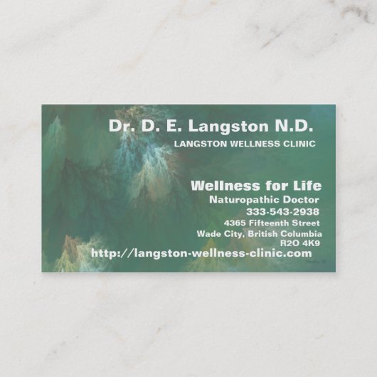 NORDWALDHIMMEL VISITENKARTE (Vorderseite)