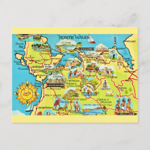 Nordwales postkarte