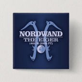 Nordwand "The Eiger" Button (Vorderseite)