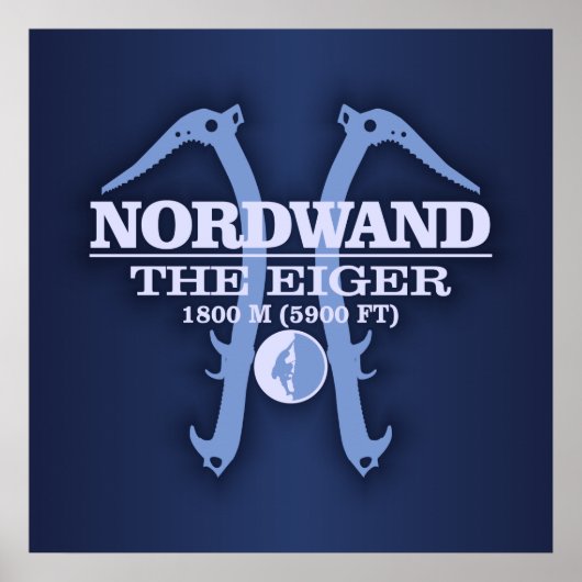 Nordwand "The Eiger" Poster (Vorne)