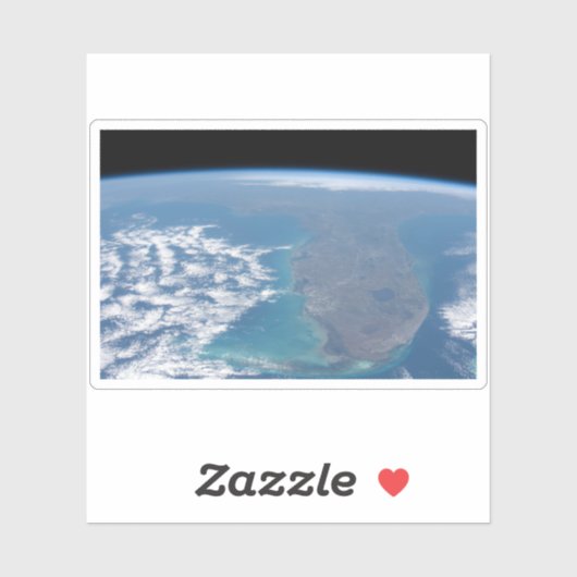 Nordwärts der Halbinsel Florida. Aufkleber (Blatt)