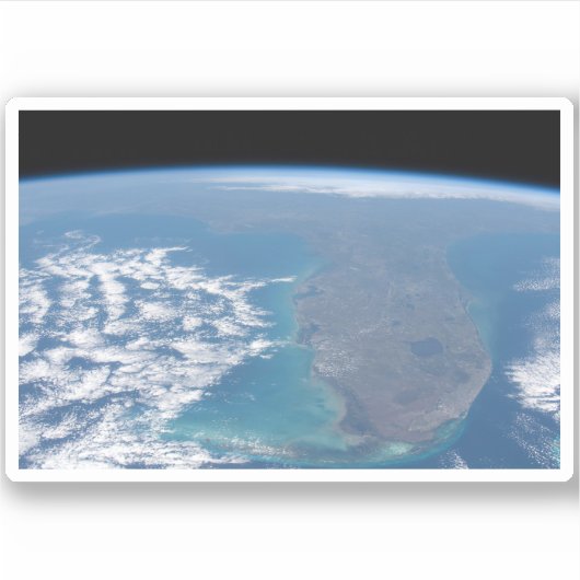 Nordwärts der Halbinsel Florida. Aufkleber (Vorderseite)