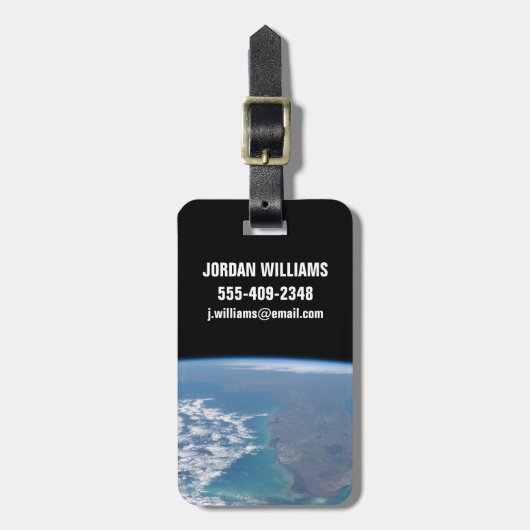 Nordwärts der Halbinsel Florida. Gepäckanhänger (Vorderseite vertikal)