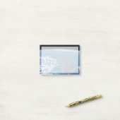 Nordwärts der Halbinsel Florida. Post-it Klebezettel (Auf Schreibtisch)