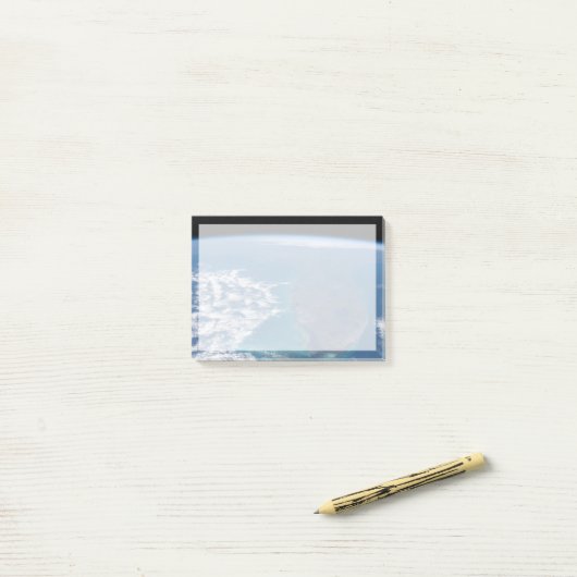 Nordwärts der Halbinsel Florida. Post-it Klebezettel (Auf Schreibtisch)