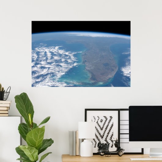 Nordwärts der Halbinsel Florida. Poster (Heimbüro)