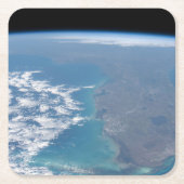 Nordwärts der Halbinsel Florida. Rechteckiger Pappuntersetzer (Vorderseite)