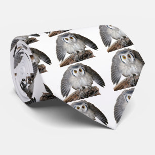 "Nordweißes Owl" Krawatte