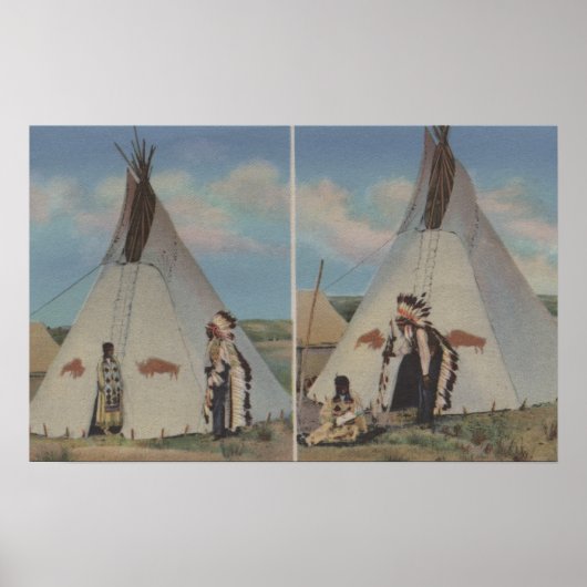 Nordwest-Amerikanische Ureinwohner - Liebe Call an Poster (Vorne)