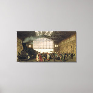 Nordwest Bahnhof, Wien, 1875 Leinwanddruck