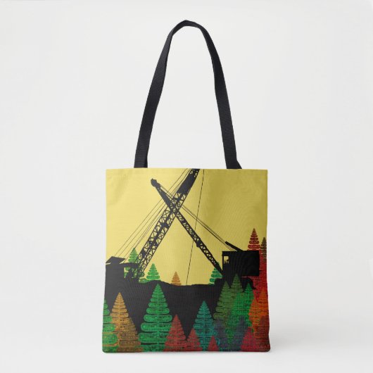 Nordwest-Kranich in Track Fantasy Art COLOR Tasche (Vorderseite)