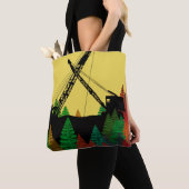 Nordwest-Kranich in Track Fantasy Art COLOR Tasche (Von Nahem)