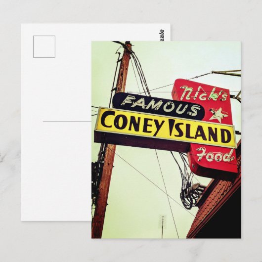 Nordwest Neon: Nick. Postkarte (Vorne/Hinten)